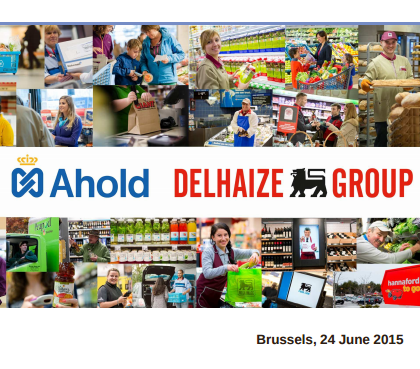 Leading international food retailers Delhaize Group (Delhaize) and Royal Ahold N.V. (Ahold) are to merge into a company to be known as Ahold Delhaize.