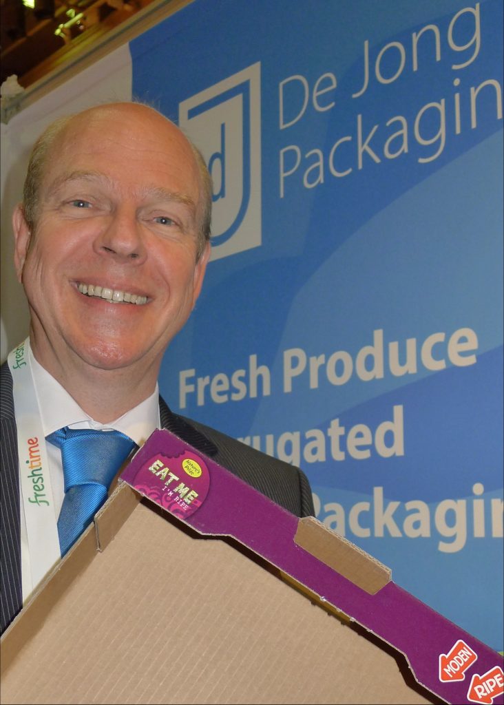 De Jong Packaging has started selling its corrugated packaging in the UK and has big ambitions there.