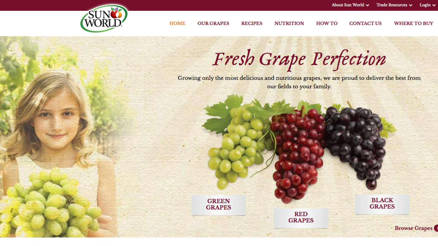 Sun World said online searches related to grapes occur in the hundreds of thousands every month.