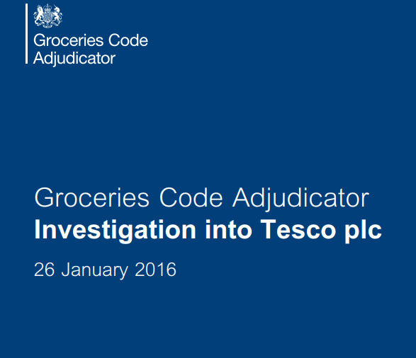 Groceries Code Adjudicator (GCA) Christine Tacon has told Tesco to introduce significant changes to its practices and systems.