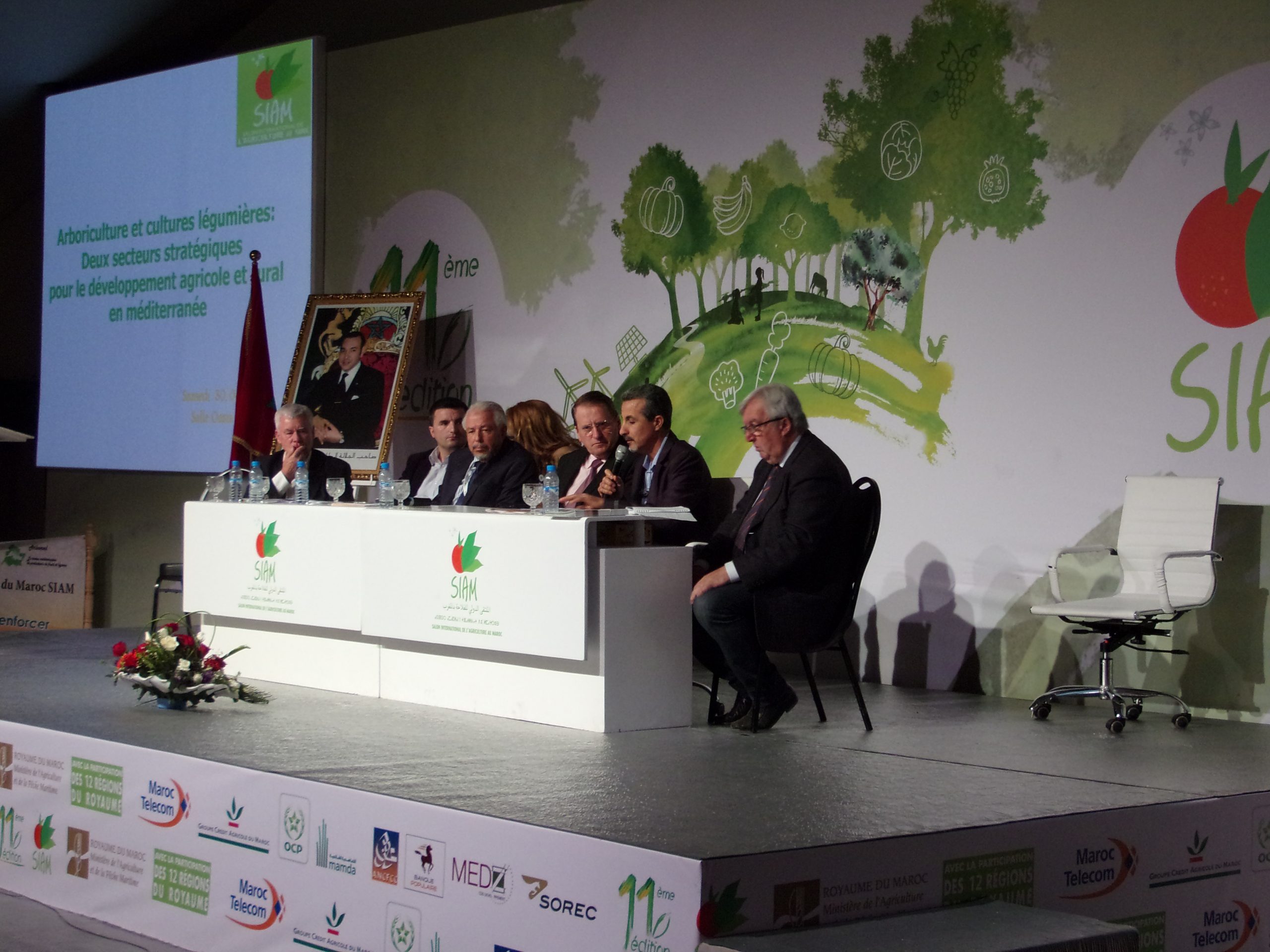 As part of the 11th SIAM (Salon International de l’Agriculture au Maroc) in Meknes this year, the network Arbomed held a symposium on the theme "An observatory of production and markets, a key to strengthening the strategic sectors of fruit and vegetables in the Mediterranean ".