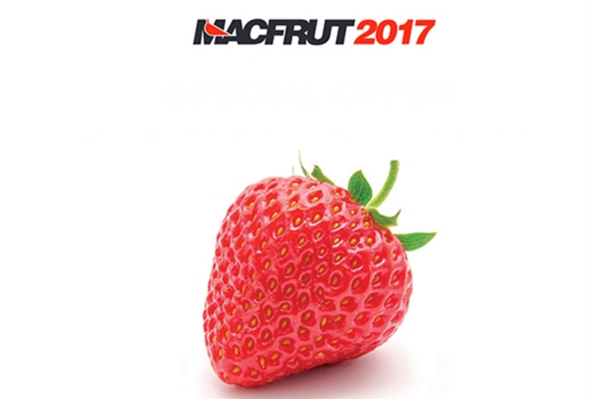 Strawberries will be the main star at Macfrut 2017, which takes place May 10-12 in Rimini, Italy.