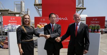 First air shipment of Peruvian produce to China