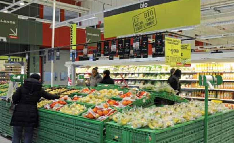 In response to consumer expectations, Auchan is also now placing more emphasis on organic products and sustainability