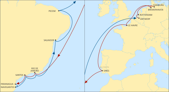 Fruit shippers will benefit from a new port call in Brazil this year, thanks to an additional call announced by MSC Mediterranean Shipping Company.