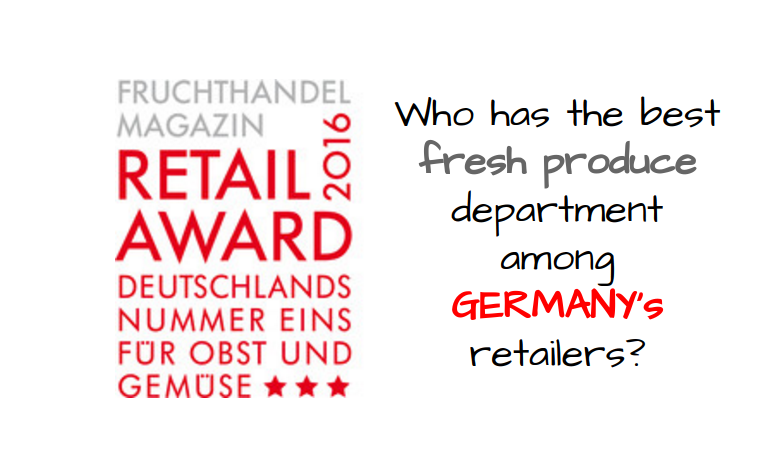 Globus was the winner in the hypermarkets category, Edeka in the full range supermarkets category and Lidl in the discount category in the latest Fruchthandel Magazine retail awards for the best fresh produce departments among Germany retailers.