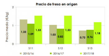 Spanish strawberry prices plummet