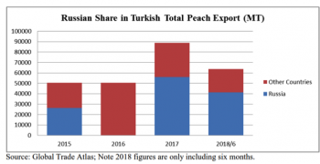 Turkey’s peach and nectarine production expected to rise 18% in 2018/19