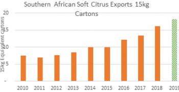 Record season for South African soft citrus exports