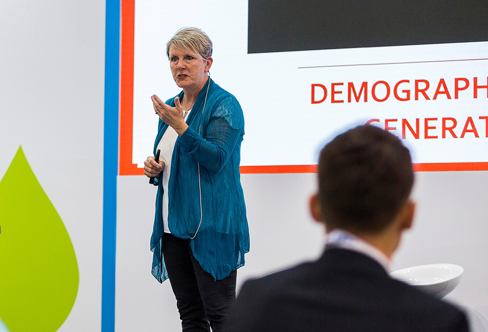 Lisa Cork at Asia Fruit Logistica