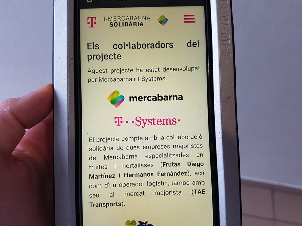 T-Systems and Mercabarna create app to deliver food to groups in need during COVID-19 crisis