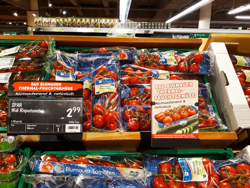 Spar Austria recognised for its Frutura tomato programme 