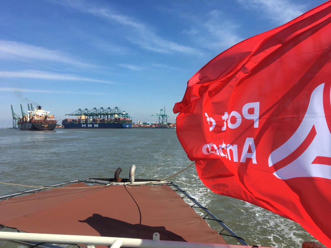 Largest container ship in the world calls on Port of Antwerp, © Port of Antwerp