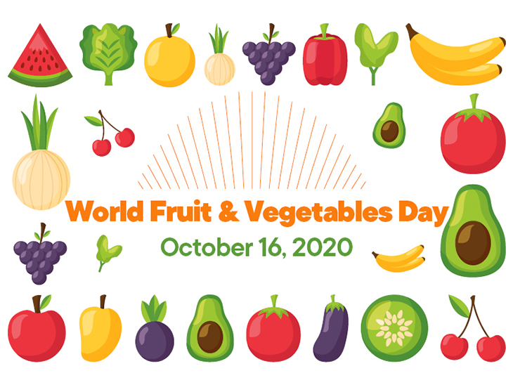 World Fruit and Vegetables Day: October 16