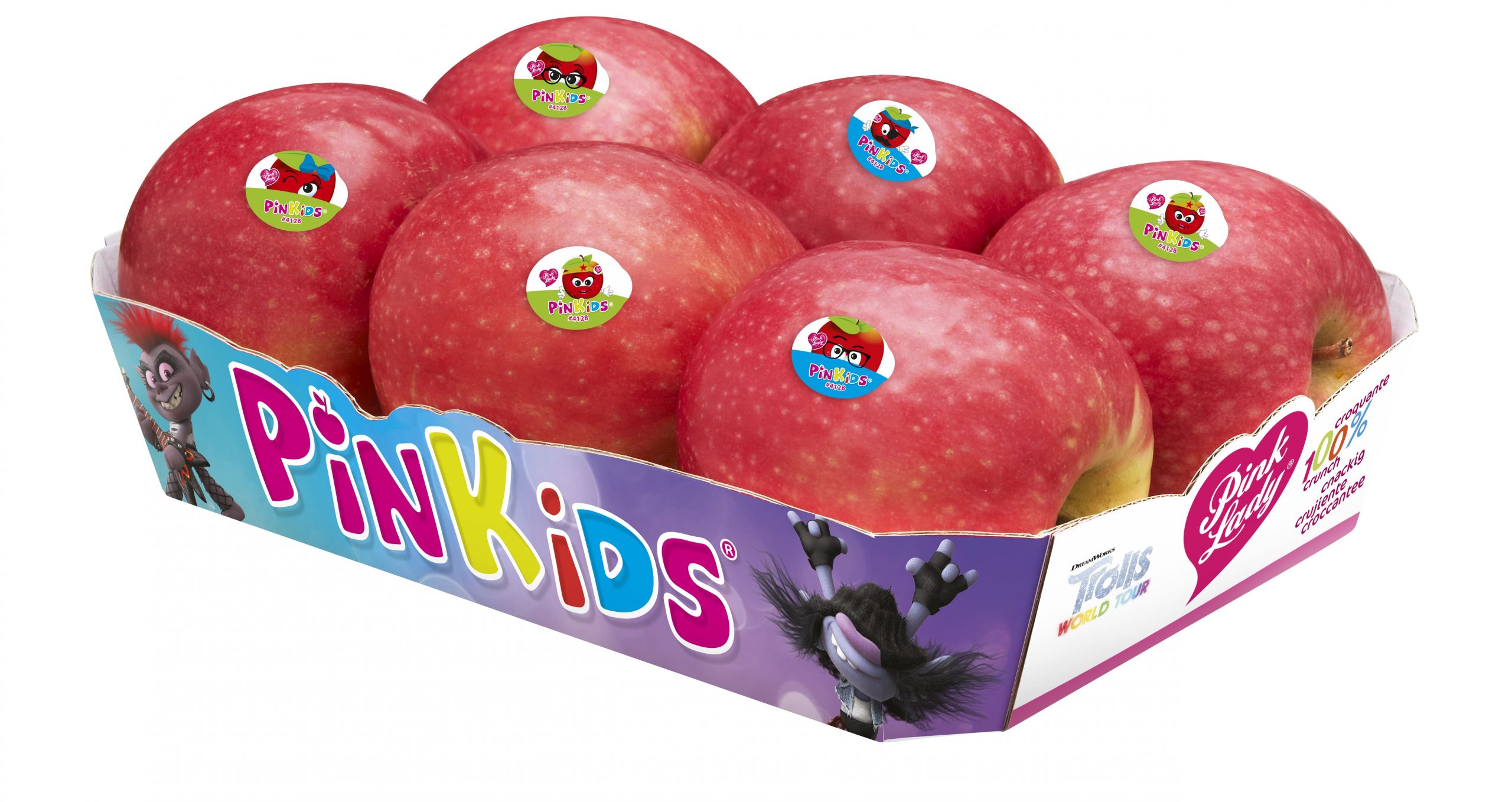 Pinkids® takes on the colours of the animated film Trolls World Tour