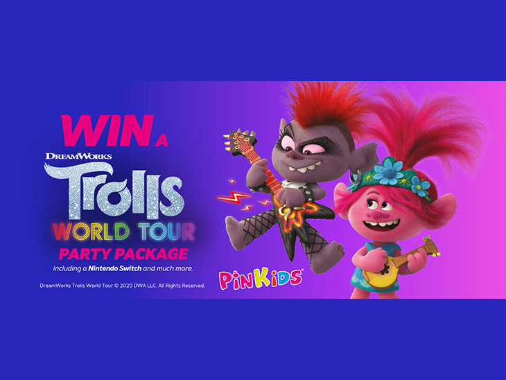 PinKids® adopts colours of Trolls 2 animated film © PinkLday and Dreamworks