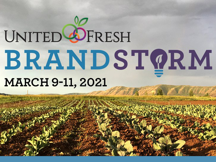 United Fresh’s BrandStorm™ event to take place online with trio of expert speakers © United Fresh