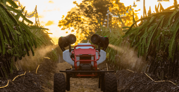 Ground robot to assist elderly Japanese farmers