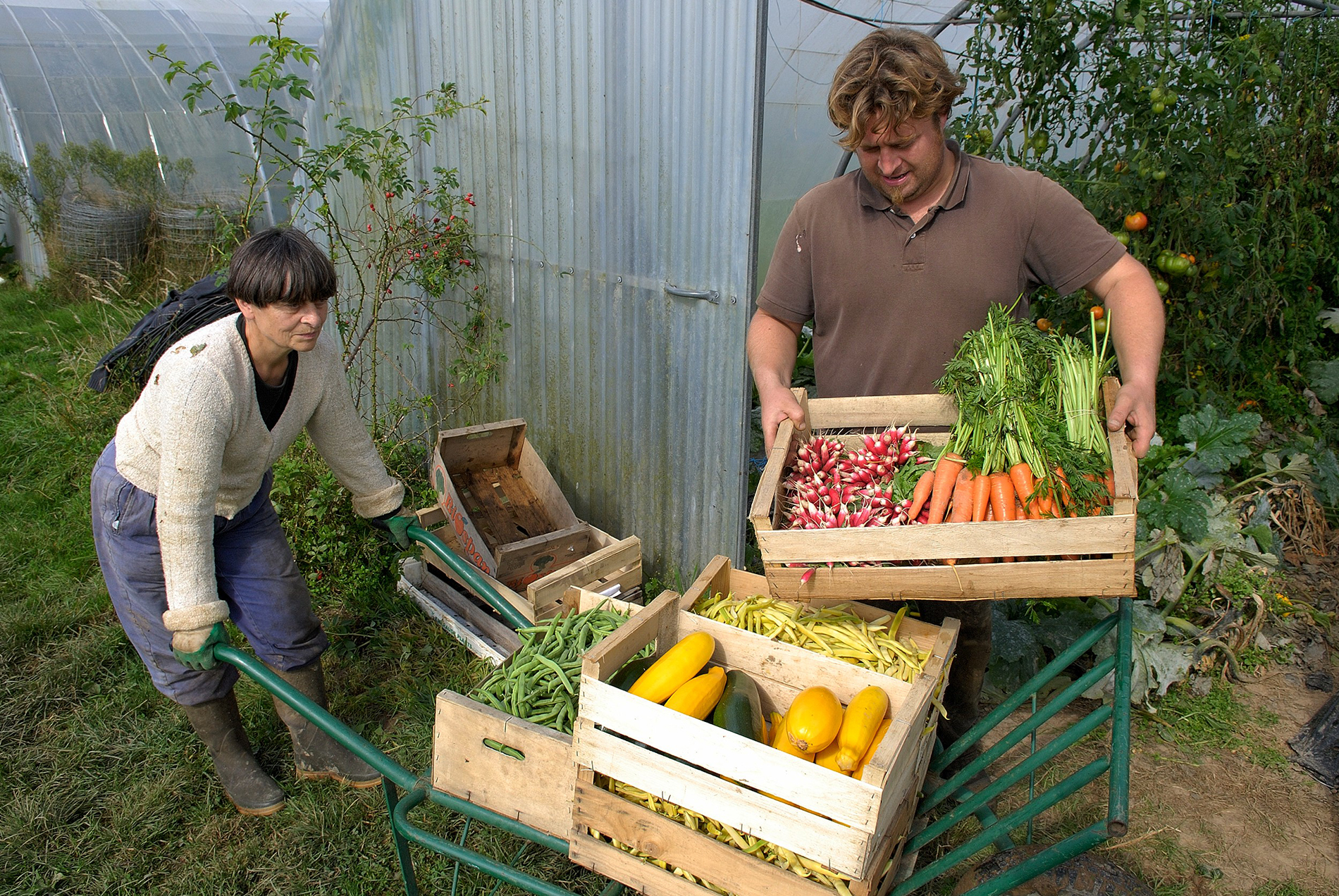 Organic farmer Benoit Vivien © Stéphane LEITENBERGER