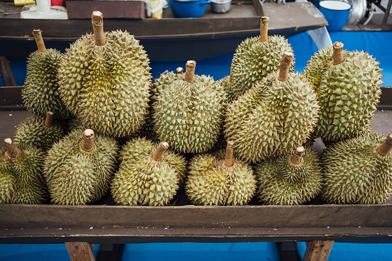 durian at market
