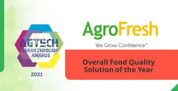 AgroFresh Awarded Overall Food Quality Solution of the Year at AgTech Breakthrough Awards