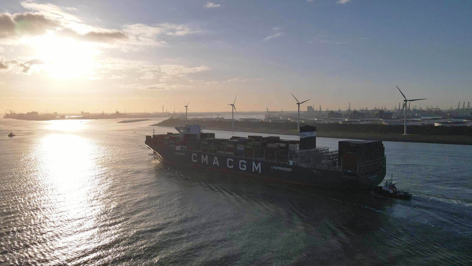 A ship from CMA CGM