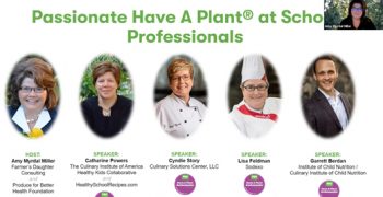 USA school meals at the ‘Have a Plant® at School’ webinar
