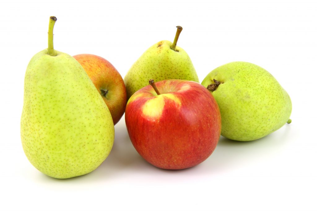 Pears and apples. Copyright: Creative Commons CC0.