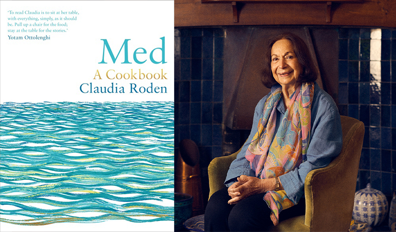 Portrait of Claudia Roden, writer of Med, a cook book and her book. Copyright: Penguin.