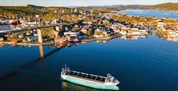 First emissions-free container ship in the world