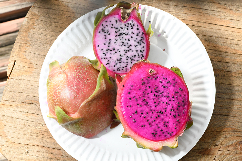 Dragon Fruit. Copyright USDA Media by Lance Cheung.