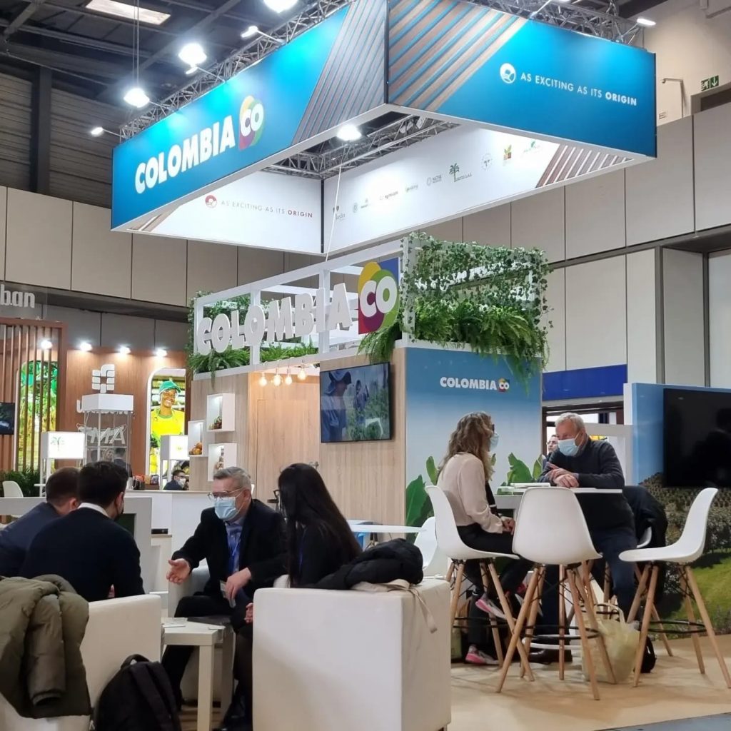 ProColombia stand at Fruit Logistica 2022.