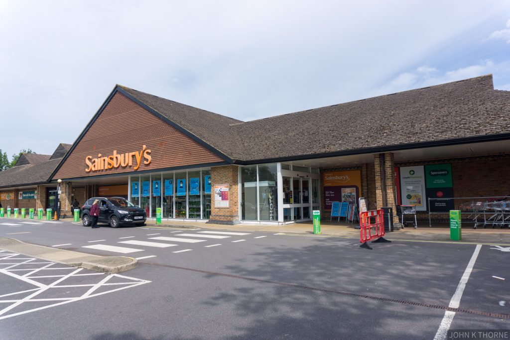 Sainsbury’s Supermarket in Aylesford. Copyright: John K. Thorne/Public domain