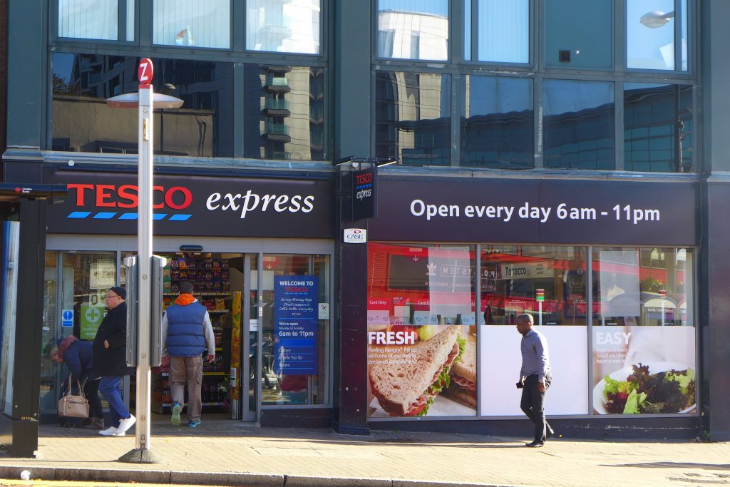 Tesco supermarket near Bromley South station. Copyright: Elliott Brown, Flickr.