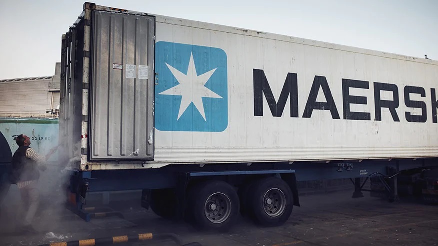 Maersk container port. copyright Maersk