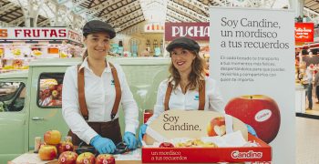 Blue Whale® celebrates International Apple Day with the promotion of Candine® in Madrid and Valencia
