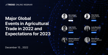 Webinar: Major Global Events in Agricultural Trade in 2022 and Expectations for 2023