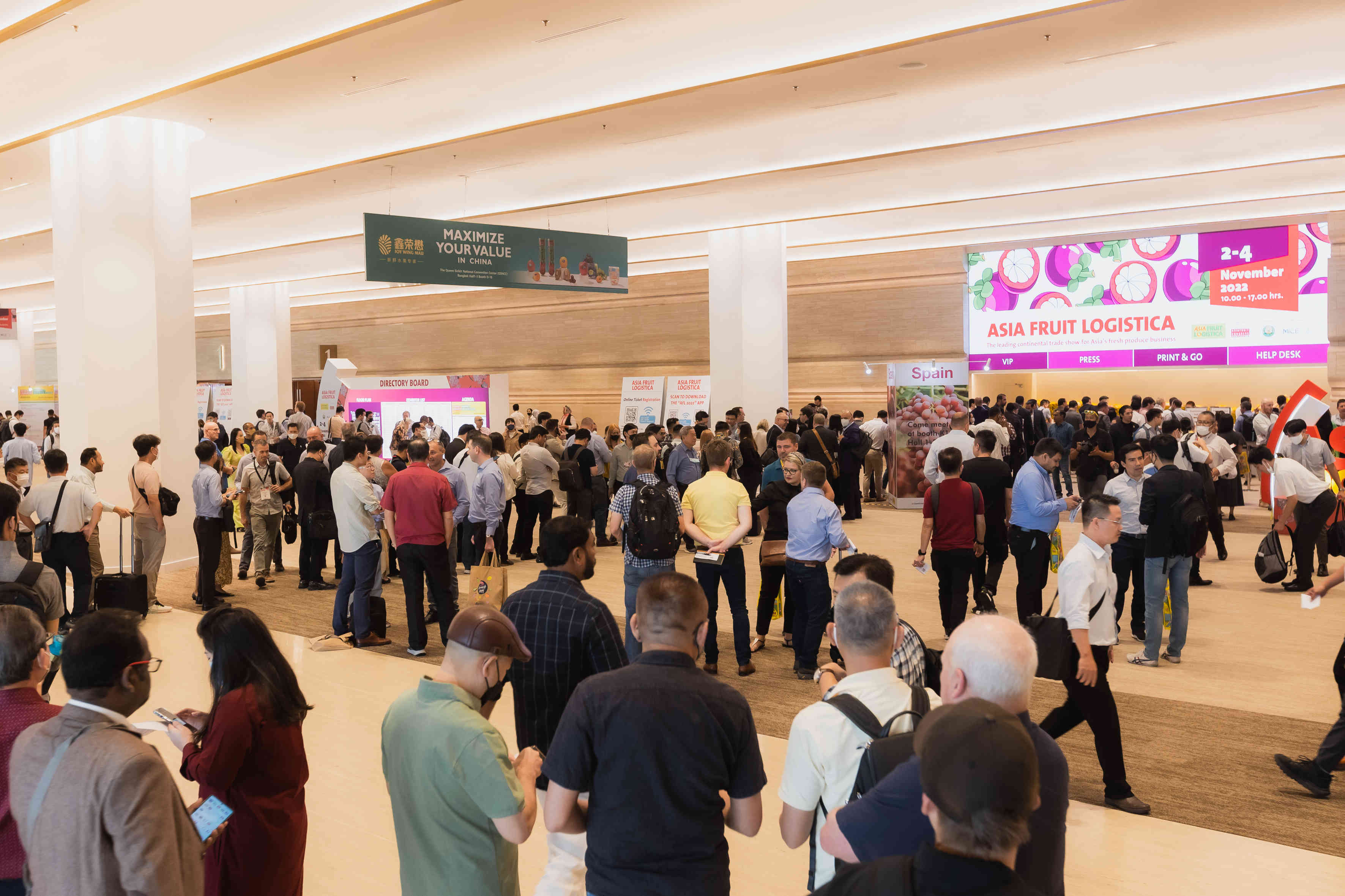 Ticketshop open for ASIA FRUIT LOGISTICA